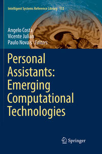 Vorderes Coverbild Personal Assistants: Emerging Computational Technologies
