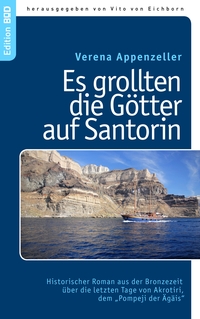 Vorderes Coverbild Es grollten die Götter auf Santorin