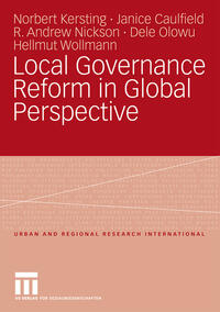 Vorderes Coverbild Local Governance Reform in Global Perspective