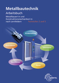 Vorderes Coverbild Arbeitsbuch Metallbautechnik Fachstufen 2 und 3
