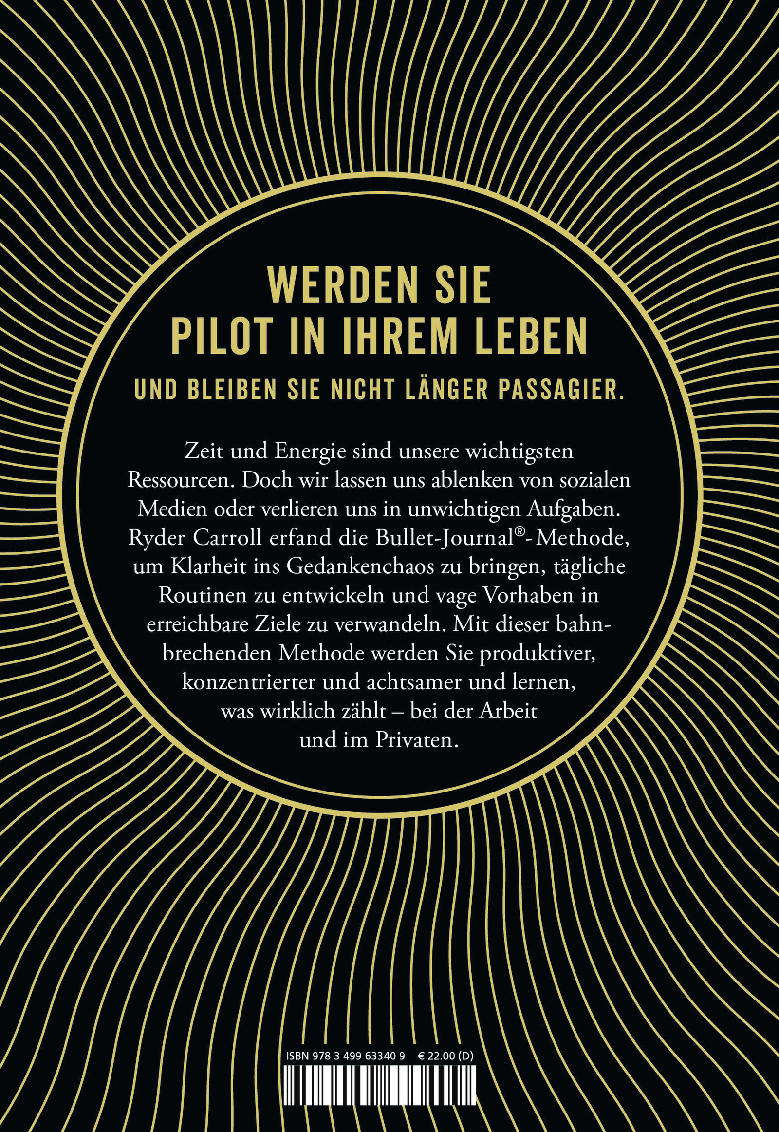 Rückseitencover Die Bullet-Journal-Methode
