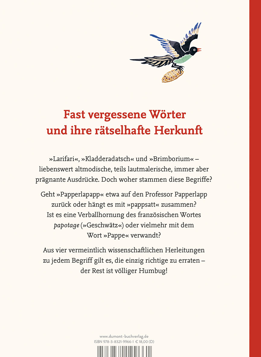 Rückseitencover Der geheime Ursprung der Wörter