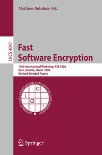 Vorderes Coverbild Fast Software Encryption