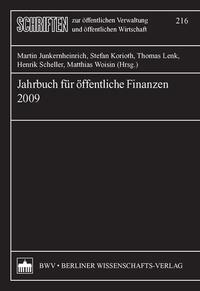 Vorderes Coverbild Jahrbuch für öffentliche Finanzen (2009)