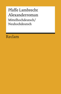 Vorderes Coverbild Alexanderroman. Mittelhochdt. /Neuhochdt.