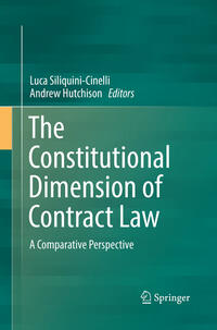 Vorderes Coverbild The Constitutional Dimension of Contract Law