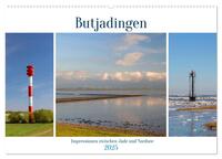 Vorderes Coverbild Butjadingen. Impressionen zwischen Jade und Nordsee (Wandkalender 2025 DIN A2 quer), CALVENDO Monatskalender