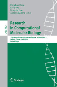 Vorderes Coverbild Research in Computational Molecular Biology