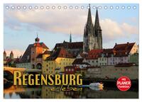 Vorderes Coverbild Regensburg erleben (Tischkalender 2025 DIN A5 quer), CALVENDO Monatskalender