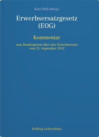 Vorderes Coverbild Erwerbsersatzgesetz (EOG)