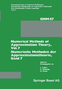Vorderes Coverbild Numerical Methods of Approximation Theory, Vol. 7 / Numerische Methoden der Approximationstheorie, Band 7