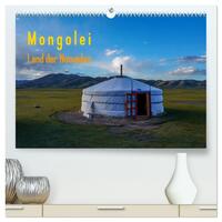 Vorderes Coverbild Mongolei - Land der Nomaden (hochwertiger Premium Wandkalender 2025 DIN A2 quer), Kunstdruck in Hochglanz