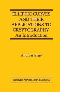 Vorderes Coverbild Elliptic Curves and Their Applications to Cryptography
