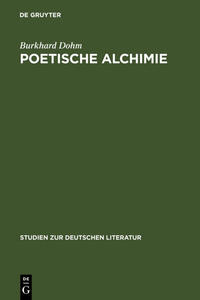Vorderes Coverbild Poetische Alchimie