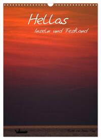 Vorderes Coverbild Hellas Inseln und Festland (Wandkalender 2026 DIN A3 hoch), CALVENDO Monatskalender
