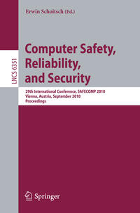 Vorderes Coverbild Computer Safety, Reliability, and Security