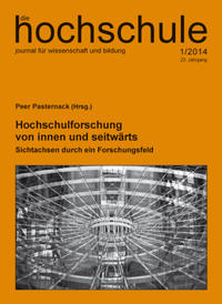 Vorderes Coverbild Hochschulforschung von innen und seitwärts