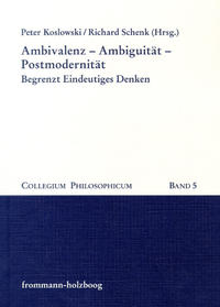 Vorderes Coverbild Ambivalenz - Ambiguität - Postmodernität
