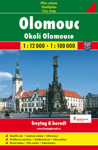 Vorderes Coverbild Olomouc / Olmütz (Stadtplan 1:12.000)