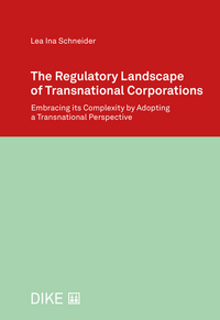 Vorderes Coverbild The Regulatory Landscape of Transnational Corporations