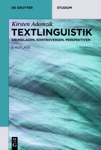 Vorderes Coverbild Textlinguistik