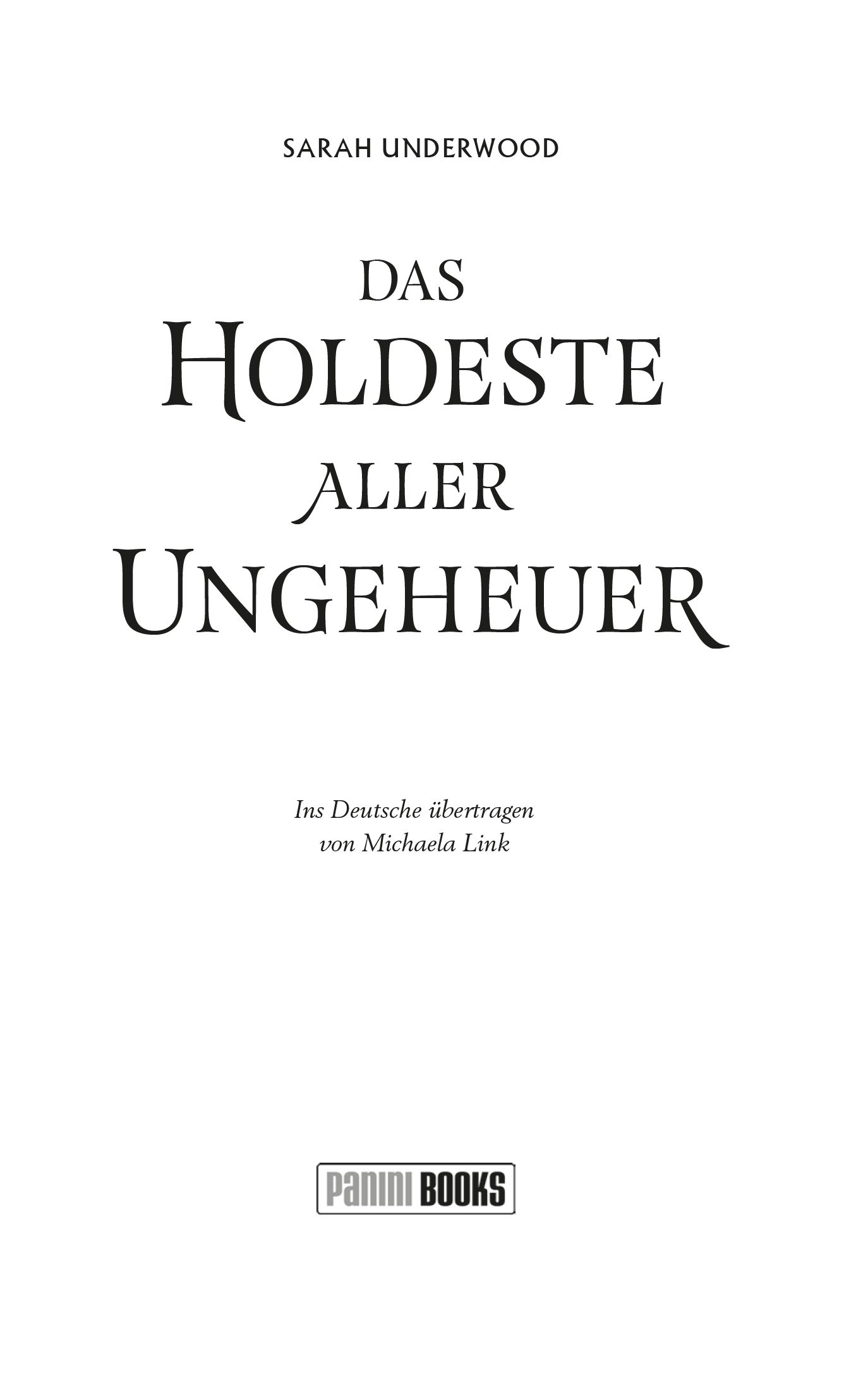 Beispielinhalt (Bild) Das holdeste aller Ungeheuer