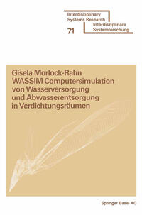 Vorderes Coverbild WASSIM Computersimulation von Wasserversorgung und Abwasserentsorgung in Verdichtungsräumen