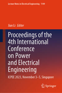 Vorderes Coverbild Proceedings of the 4th International Conference on Power and Electrical Engineering
