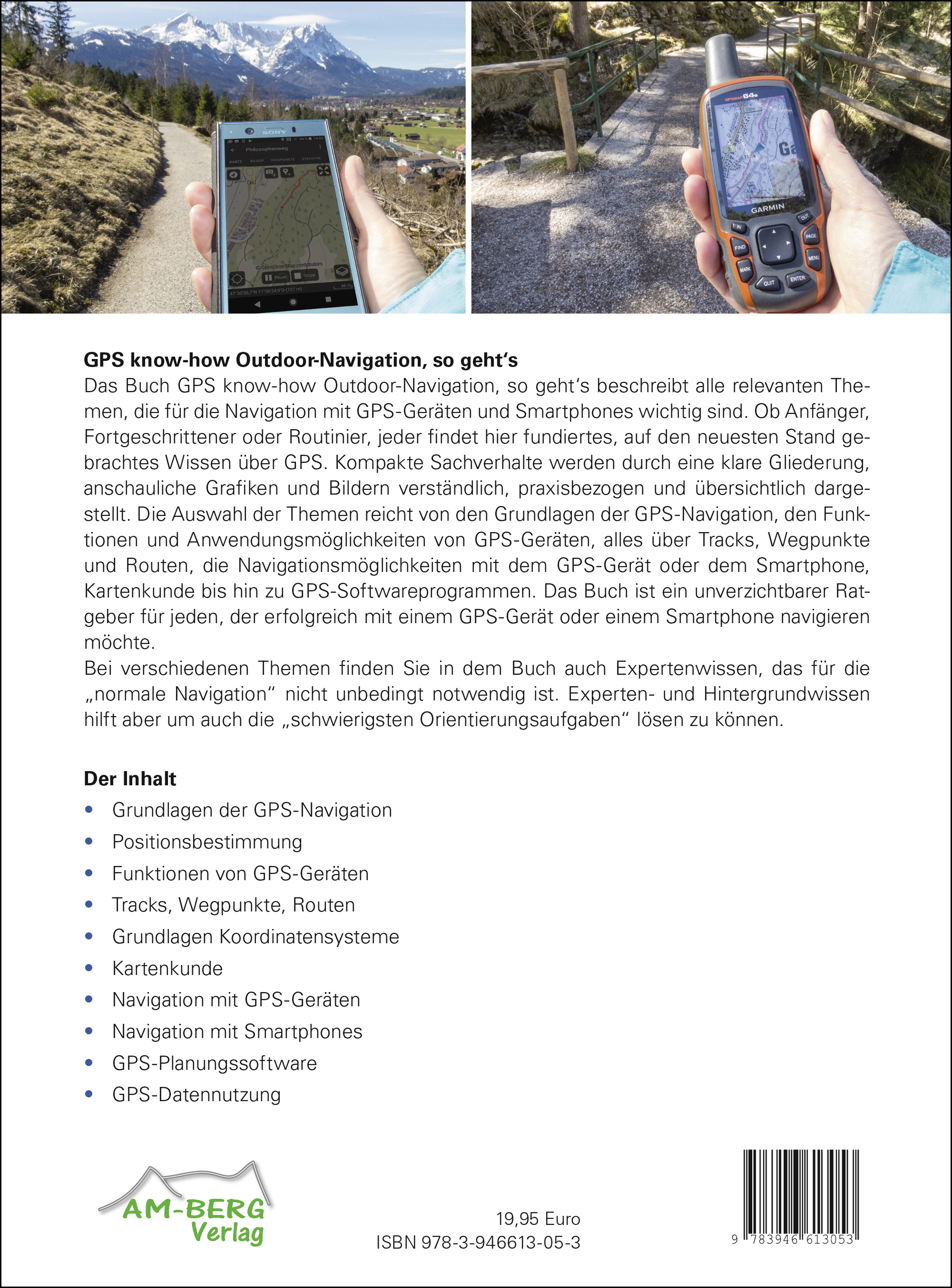 Rückseitencover GPS know-how Outdoor-Navigation, so geht's