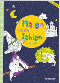 Vorderes Coverbild Malen nach Zahlen. Zauberwelt