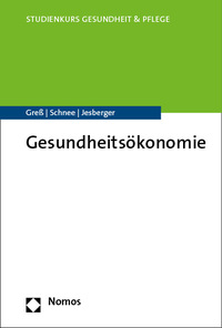 Vorderes Coverbild Gesundheitsökonomie