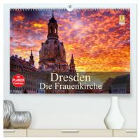 Vorderes Coverbild Dresden - Die Frauenkirche (hochwertiger Premium Wandkalender 2025 DIN A2 quer), Kunstdruck in Hochglanz