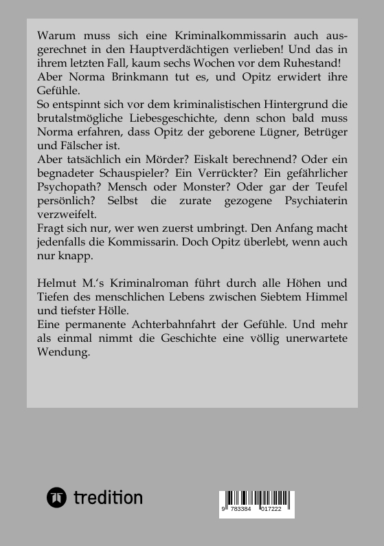 Rückseitencover Normas Lieblingsmörder