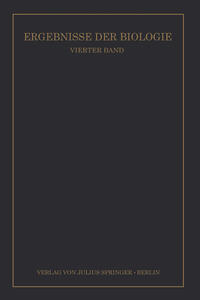 Vorderes Coverbild Ergebnisse der Biologie