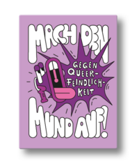 Vorderes Coverbild Mach den Mund auf gegen Queerfeindlichkeit