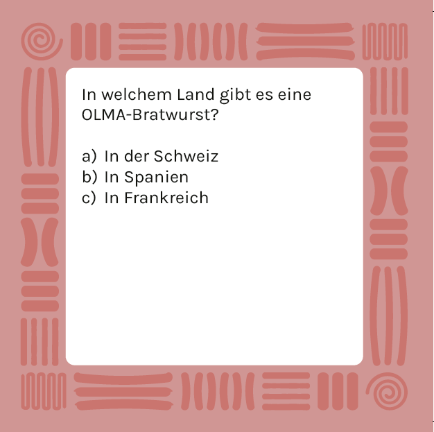 Beispielinhalt (Bild) Das Bratwurst-Quiz