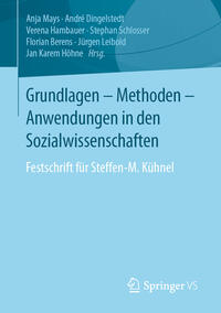 Vorderes Coverbild Grundlagen - Methoden - Anwendungen in den Sozialwissenschaften