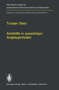 Vorderes Coverbild Amtshilfe in auswärtigen Angelegenheiten