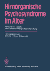 Vorderes Coverbild Hirnorganische Psychosyndrome im Alter