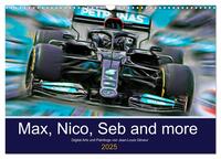 Vorderes Coverbild Max, Nico, Seb and more (Wandkalender 2025 DIN A3 quer), CALVENDO Monatskalender