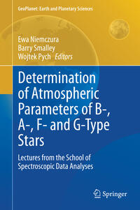Vorderes Coverbild Determination of Atmospheric Parameters of B-, A-, F- and G-Type Stars