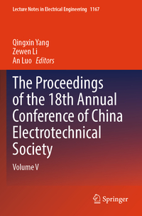 Vorderes Coverbild The Proceedings of the 18th Annual Conference of China Electrotechnical Society