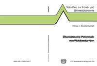 Vorderes Coverbild Ökonomische Potentiale von Waldbeständen