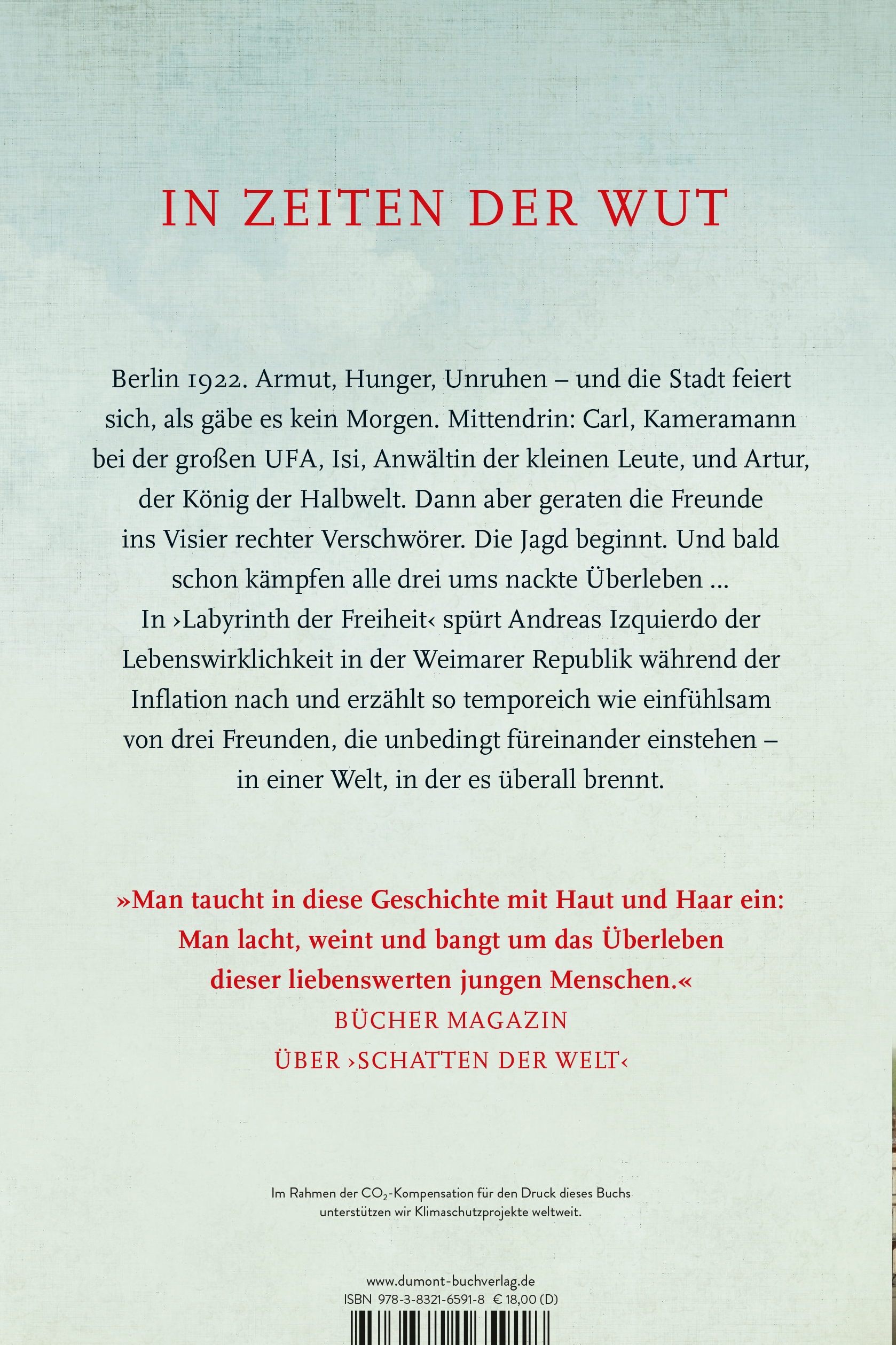 Rückseitencover Labyrinth der Freiheit