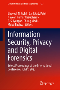 Vorderes Coverbild Information Security, Privacy and Digital Forensics