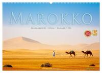 Vorderes Coverbild Marokko: Marrakesch, Atlas, Sahara, Fès (Wandkalender 2025 DIN A2 quer), CALVENDO Monatskalender
