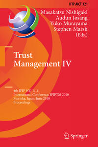 Vorderes Coverbild Trust Management IV