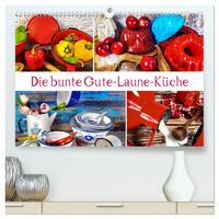 Vorderes Coverbild Die bunte Gute Laune Küche (hochwertiger Premium Wandkalender 2026 DIN A2 quer), Kunstdruck in Hochglanz