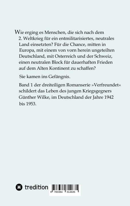 Rückseitencover Wie Harry S Truman Günther Wilke in den Knast regiert