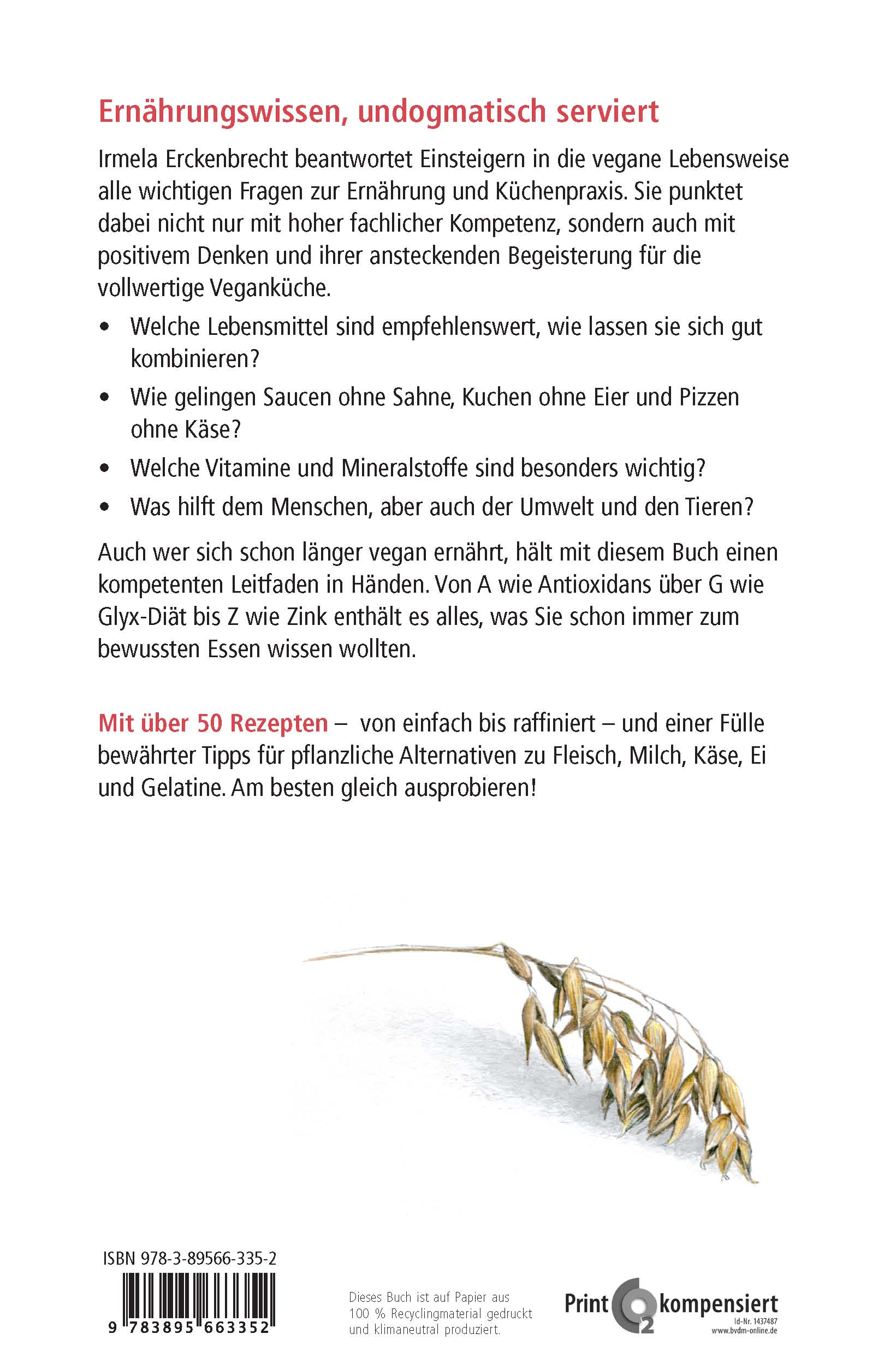 Rückseitencover Probier's vegan